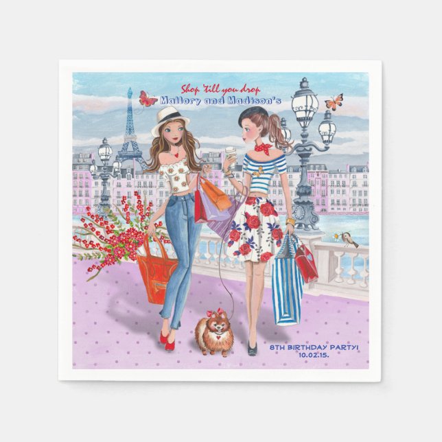 Serviette En Papier Acheter jusqu'à ce que vous lâchiez |Anniversaire  (Devant)