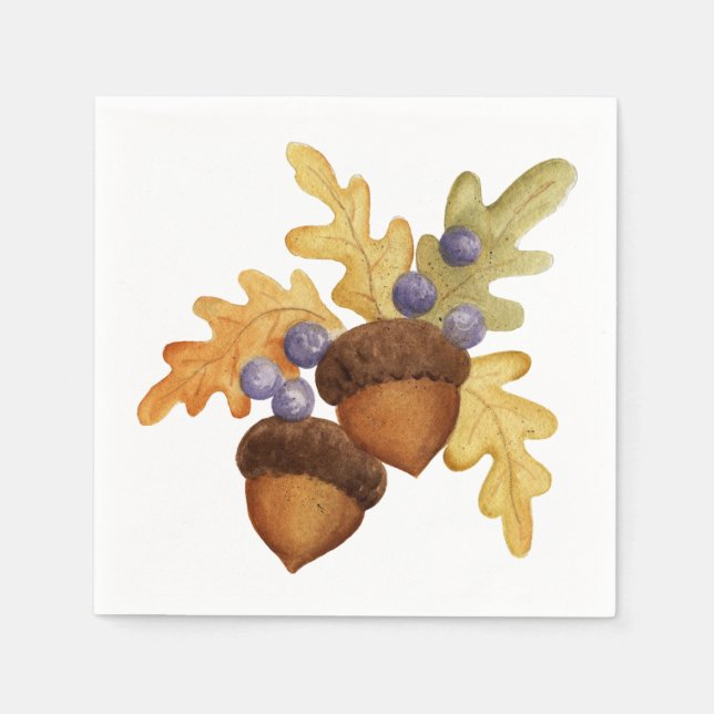 Serviette En Papier Acorn (Devant)