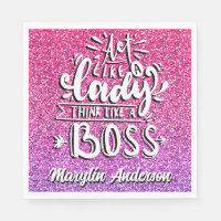 ACT LIKE A LADY THINK LIKE A BOSS CUSTOM