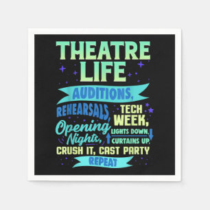 Serviette En Papier Actress Nerd Actor Musical Acter Spian