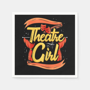 Serviette En Papier Actrice féminine Girl Musical Broadway Actrice