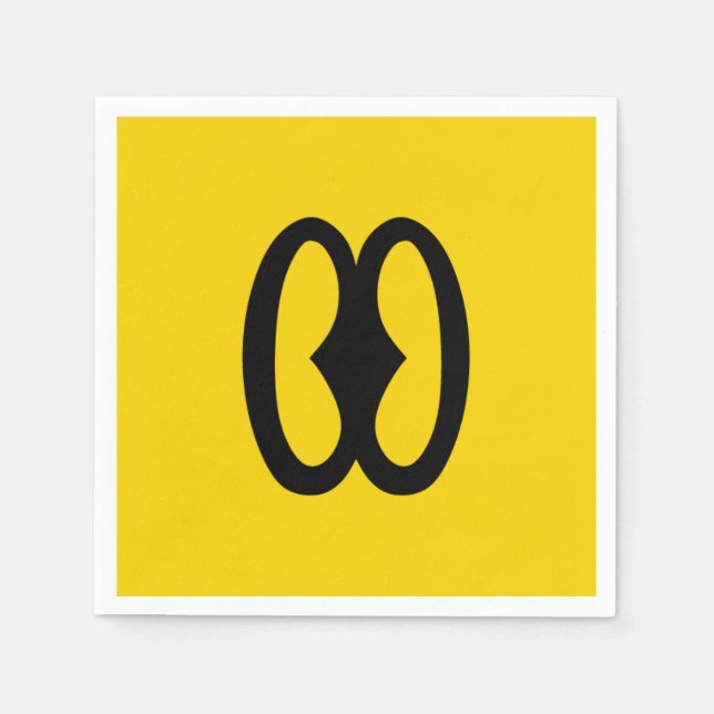 Serviette En Papier Adinkra africaine (Devant)