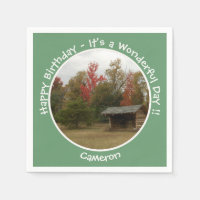 Adirondack Lean-to en automne Anniversaire Article