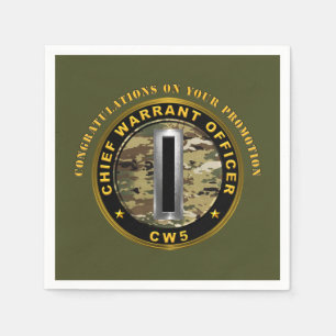 Serviette En Papier Adjudant-chef 5 (AC5)  Promotion  