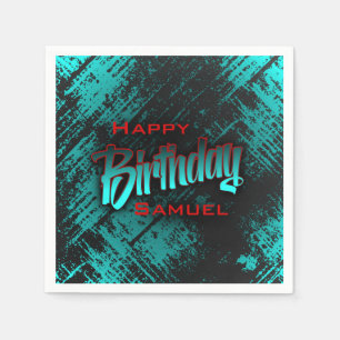 Serviette En Papier Ado Boy Anniversaire