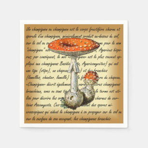 Serviette En Papier Adolphe Millot ~ Champignons-pour tous fixes ~