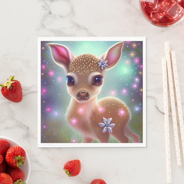 Serviette En Papier adorable Fête de Noël (En situation)
