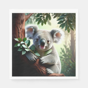 Serviette En Papier Adorable Ours Koala