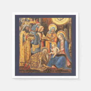 Serviette En Papier Adoration des rois (Magi de dei d'Adorazione)
