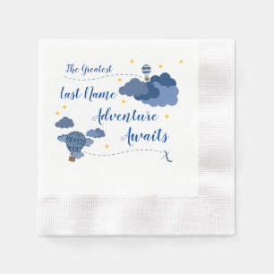 Serviette En Papier Adventure Await Design Baby shower