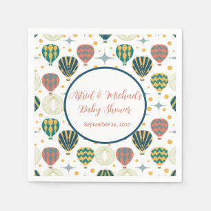 Serviette En Papier Adventure Await Hot Air Baby shower