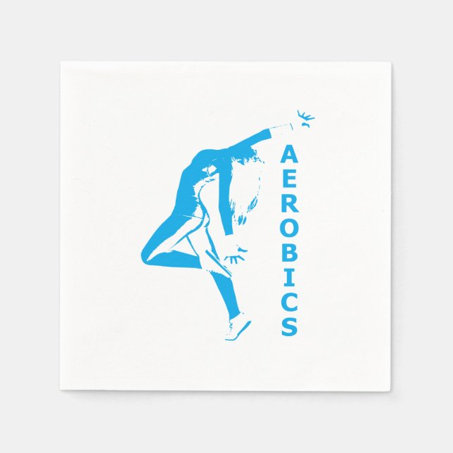 Serviette En Papier Aérobic (Devant)