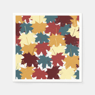Serviette En Papier Affaire Autumn Leaves