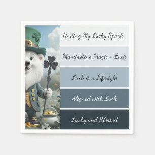 Serviette En Papier Affirmation de la Saint-Patrick