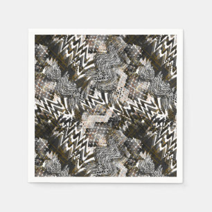 Serviette En Papier Africain, ethnique.