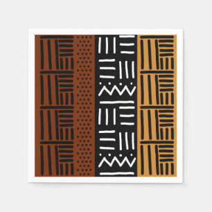 Serviette En Papier African Party, Mariage Napkins