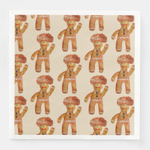 Serviette En Papier Afro Pain d'épices Homme Mug Napkins