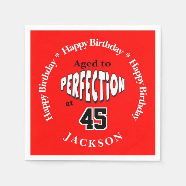 Serviette En Papier Âgé à la perfection à 00e (Devant)