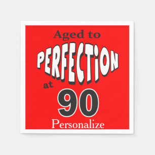 Serviette En Papier Âgé à la perfection au quatre-vingt-dixième