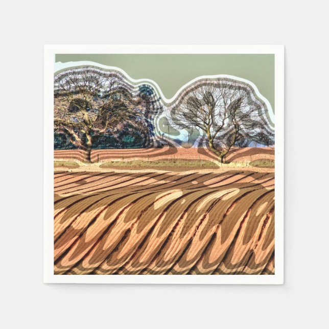 SERVIETTE EN PAPIER AGRICULTURE (Devant)