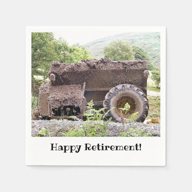 SERVIETTE EN PAPIER AGRICULTURE (Devant)