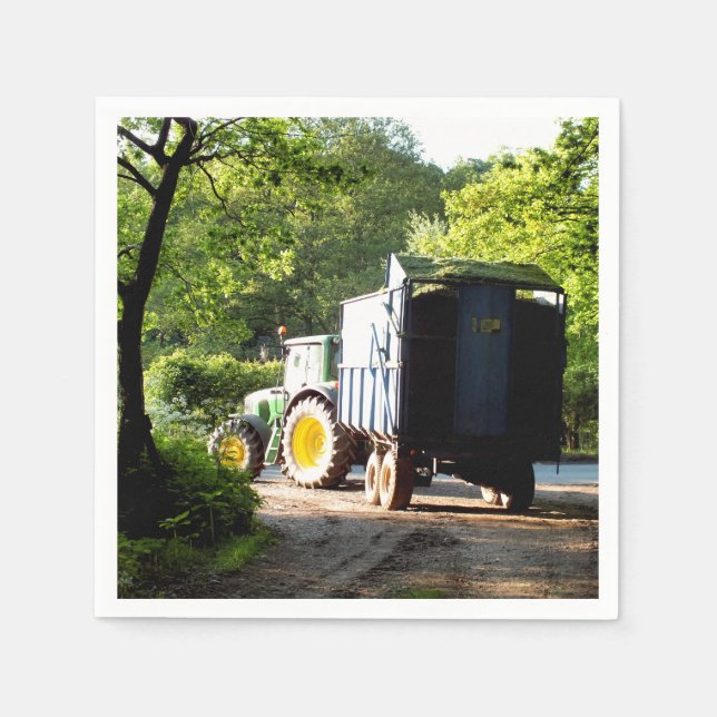 SERVIETTE EN PAPIER AGRICULTURE (Devant)