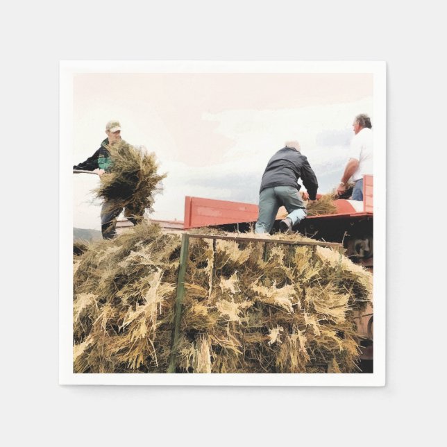 SERVIETTE EN PAPIER AGRICULTURE (Devant)