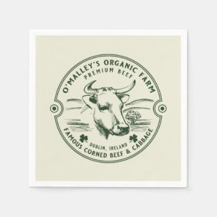 Serviette En Papier AGRICULTURE vintage MAISON AGRICULTEURS MARCHÉ DÉC