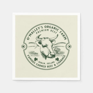 Serviette En Papier AGRICULTURE vintage MAISON AGRICULTEURS MARCHÉ DÉC