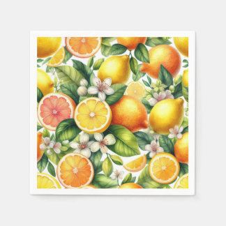 Serviette En Papier Agrumes