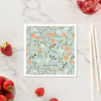 Agrumes verts et fleurs d'orange