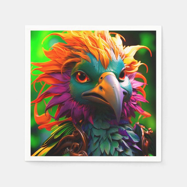 Serviette En Papier Ai Bird (Devant)