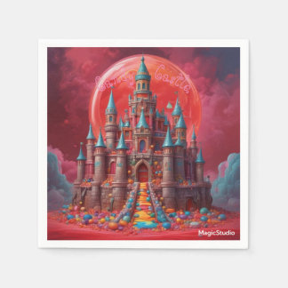 Serviette En Papier AI Candy Castle serviettes