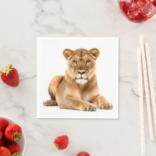 Serviette En Papier Ai Lioness