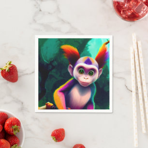 Serviette En Papier Ai Monkey