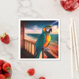 Serviette En Papier Ai Parrot