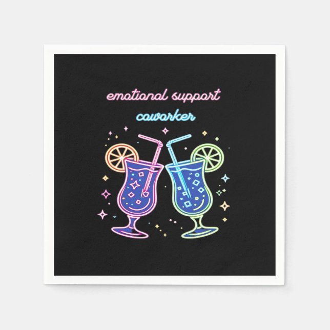 Serviette En Papier Aide émotionnelle Appréciation du collaborateur cl (Devant)