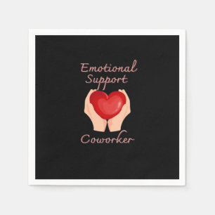 Serviette En Papier Aide émotionnelle Coworker Citation virale et Slot