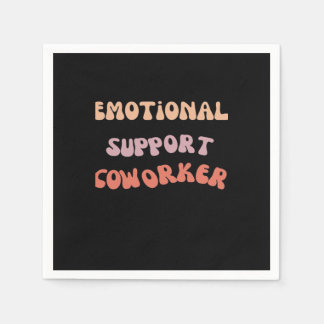 Serviette En Papier Aide émotionnelle Coworker Classic Meme