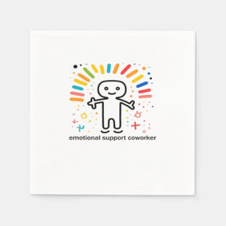 Serviette En Papier Aide émotionnelle Coworker Viral