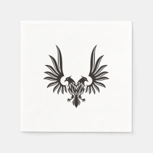 Serviette En Papier Aigle à deux têtes