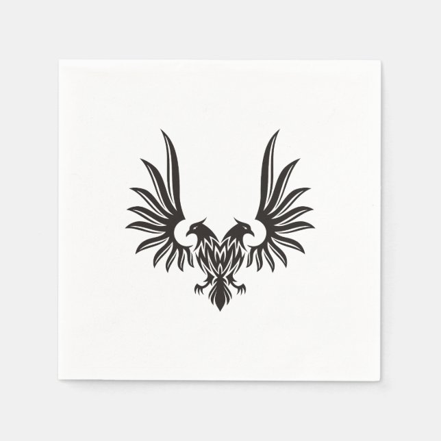 Serviette En Papier Aigle à deux têtes (Devant)