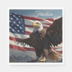Serviette En Papier Aigle de la liberté