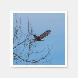 Serviette En Papier Aigle en vol