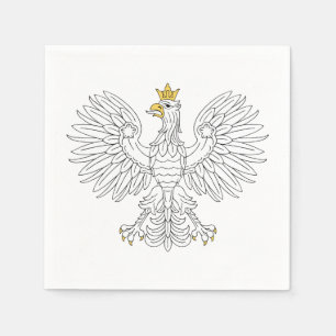 Serviette En Papier Aigle polonais