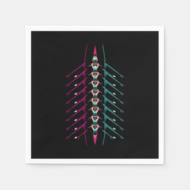 Serviette En Papier Aiguillage de l'aviron (Devant)