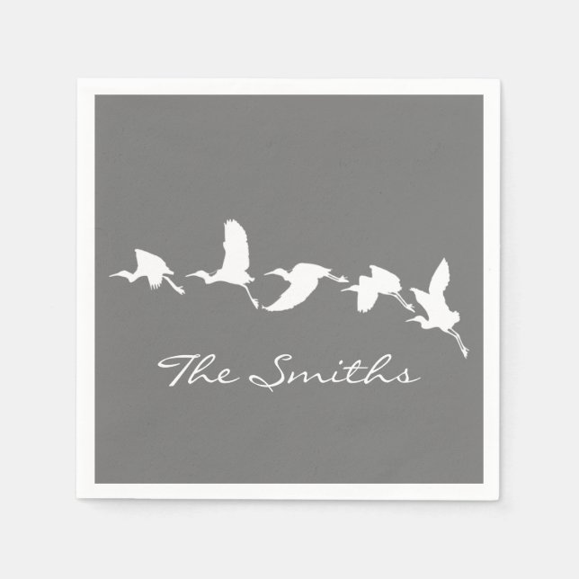 Serviette En Papier Aiguilles en vol (Choisir la couleur arrière - pla (Devant)