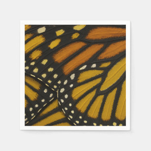 Serviette En Papier Aile de papillon monarque orange jaune Mariposa
