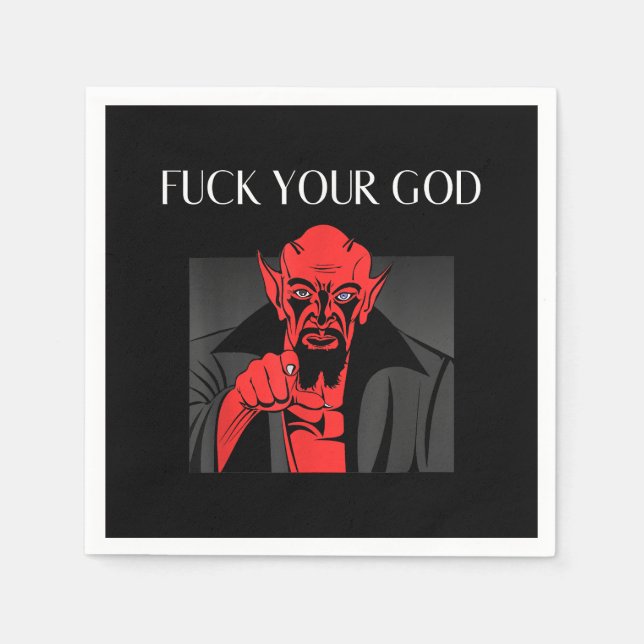 Serviette En Papier Aist Goat Satan Baphomet GIft (Devant)