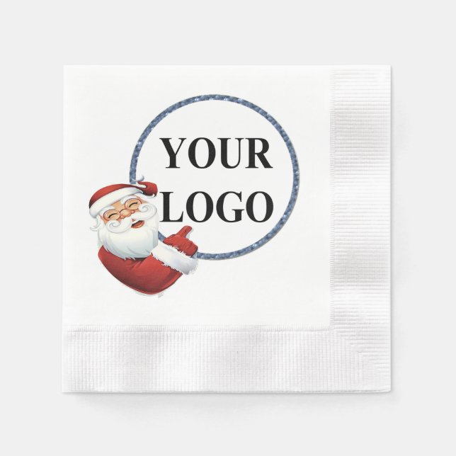 SERVIETTE EN PAPIER AJOUTER VOTRE LOGO ICI (Devant)